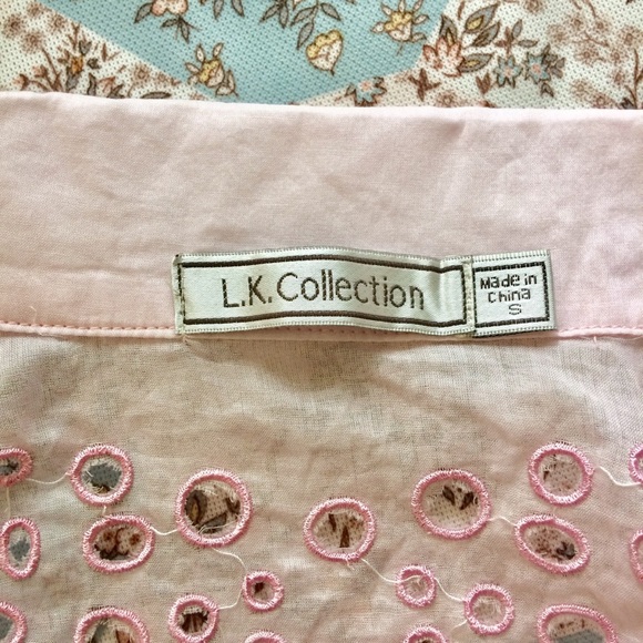 ModCloth Pink Embroidered Blouse - Picture 4 of 8